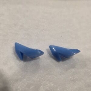 Vintage Barbie Doll Clone‎ Blue Pointed Toe Heels Pumps Shoes